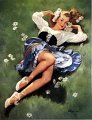 Elvgren, Lazy Days Are Here Again, 1949